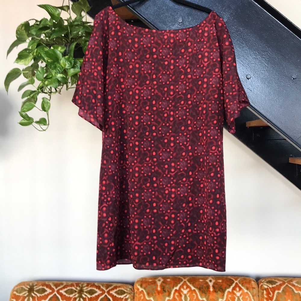 Alice and Olivia satin t shirt dress